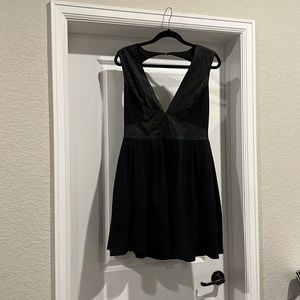 ASOS Black leather dress, size 12
